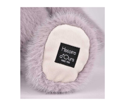 Peluche Oso Clementin Gris Lavanda 38cm