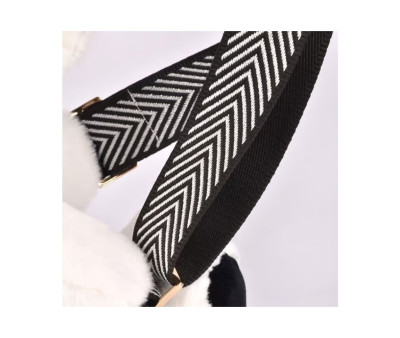 Bolso de Pelcuhe Perro Black & White