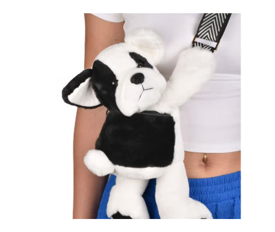 Bolso de Pelcuhe Perro Black & White