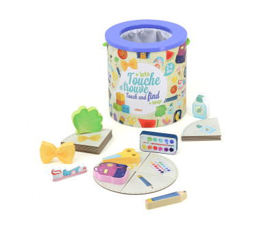 Juego Sensorial Touche et Trouve La Maison