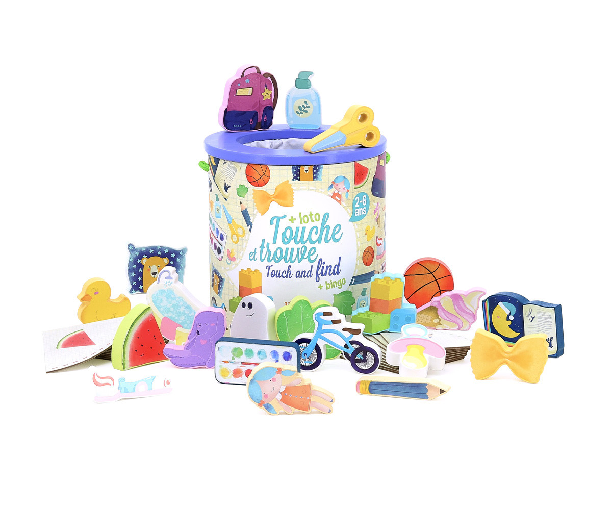 Juego Sensorial Touche et Trouve La Maison