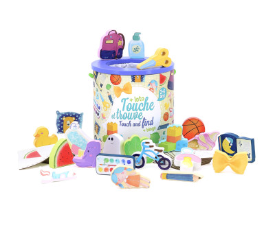 Juego Sensorial Touche et Trouve La Maison
