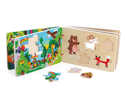 Libro de Puzzles de Madera Le Voyage