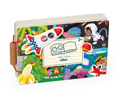 Libro de Puzzles de Madera Le Voyage