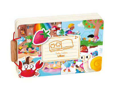 Libro de Puzzles de Madera Le 4 Saisons