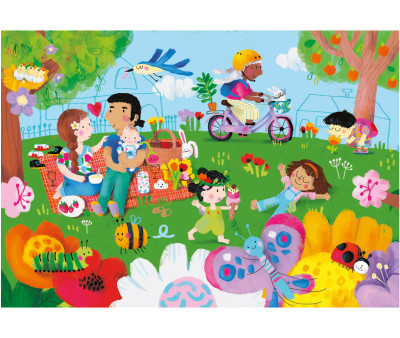 Libro de Puzzles de Madera Le 4 Saisons