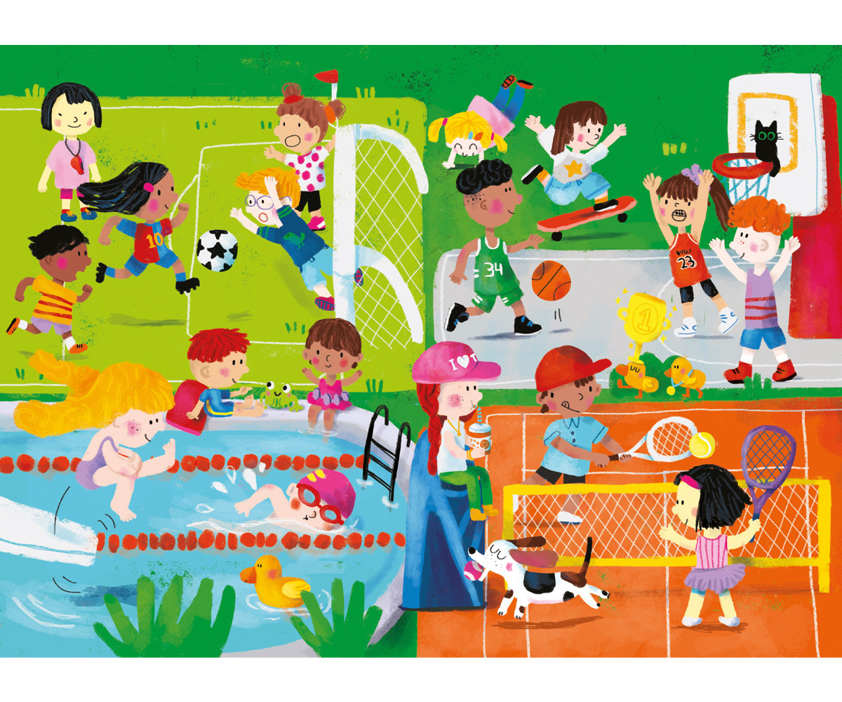 Libro de Puzzles de Madera Les Activités