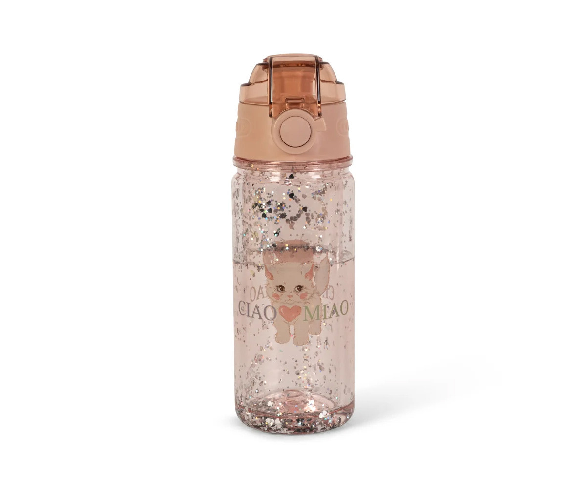 Borraccia Plastica Glitter Ciao Miao 350ml