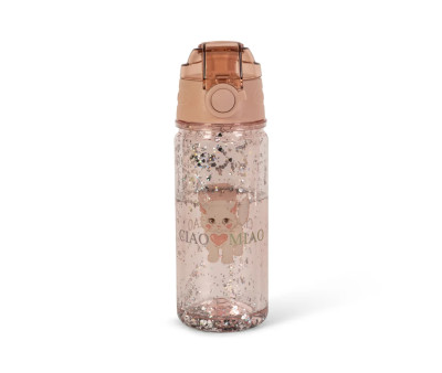 Borraccia Plastica Glitter Ciao Miao 350ml 