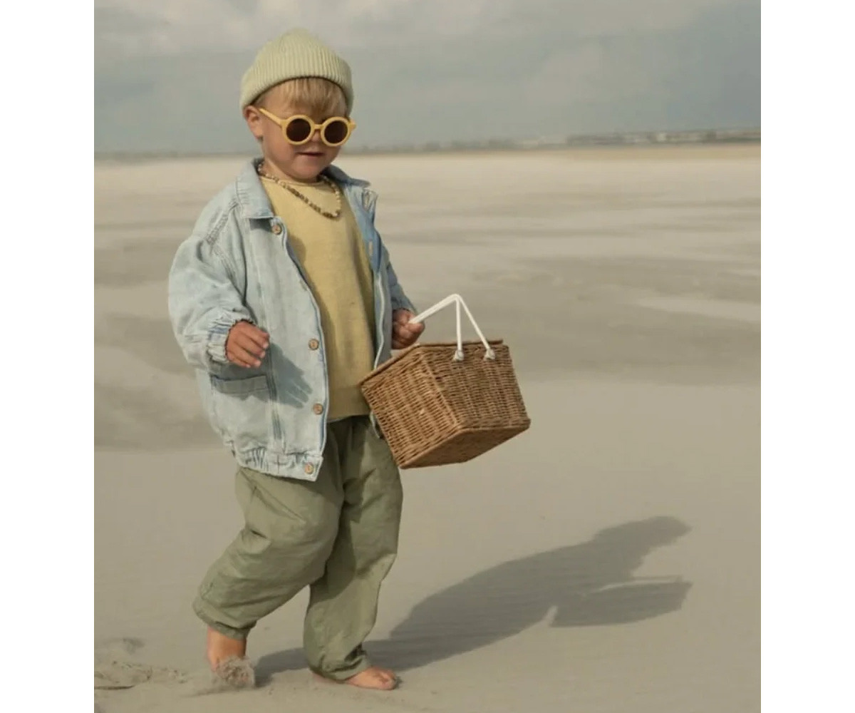 Gafas de Sol Infantil Polarizadas Original Round Mellow Yellow (18meses-10años)