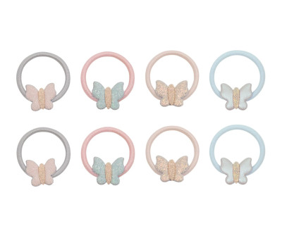 8 Gomas del Pelo Mini Bella Butterfly