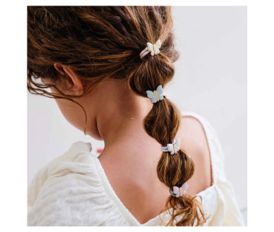 8 Gomas del Pelo Mini Bella Butterfly