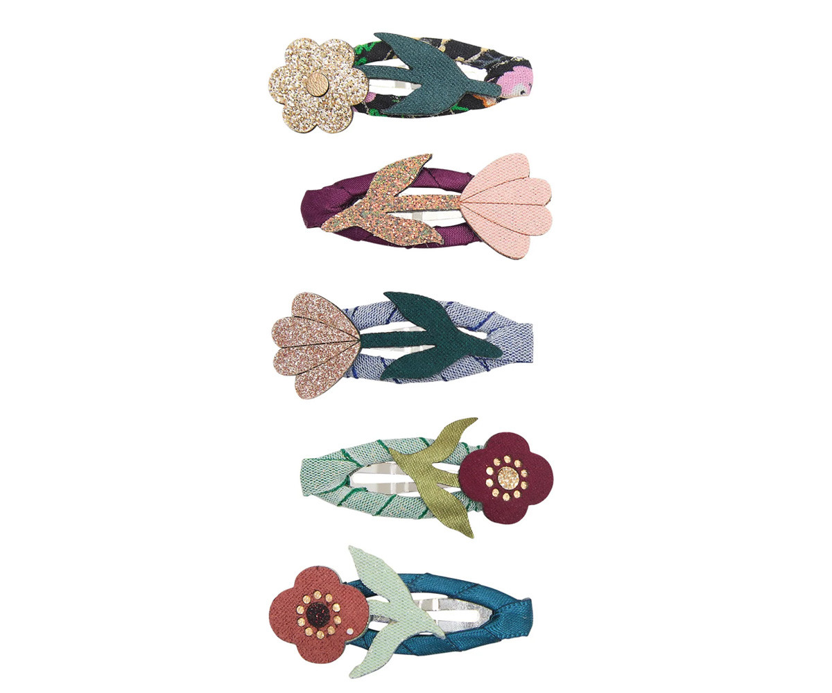 5 Mini Clips Autumn Bouquet Clic Clacs