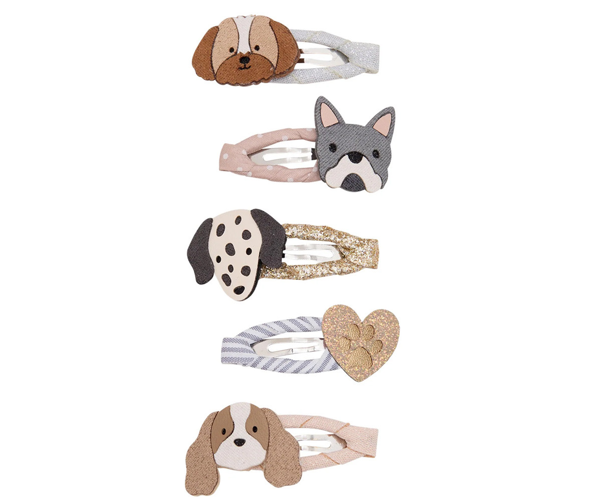 5 Mini Clips Clic Clacs Puppy Love