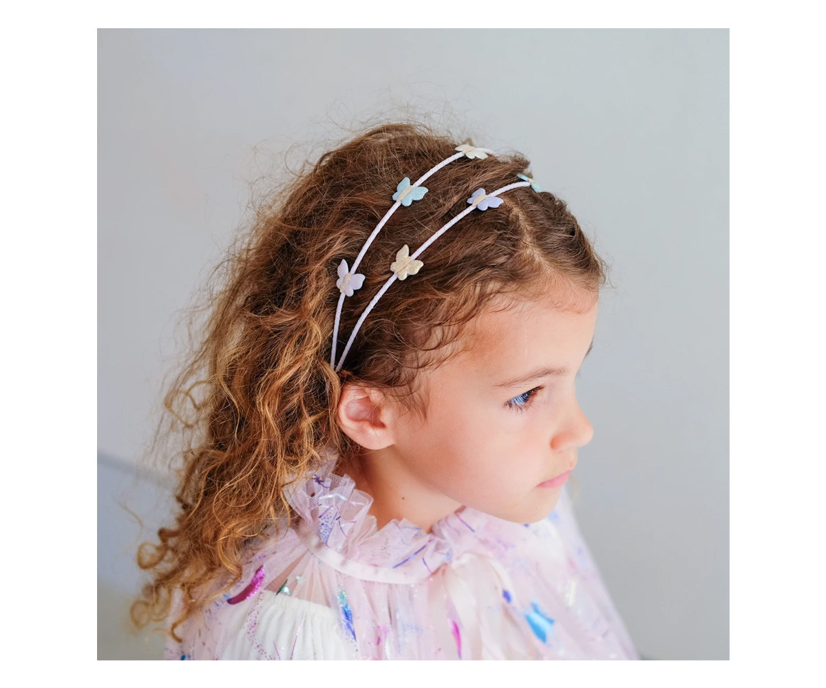 Diadema Doble Bella Butterfly