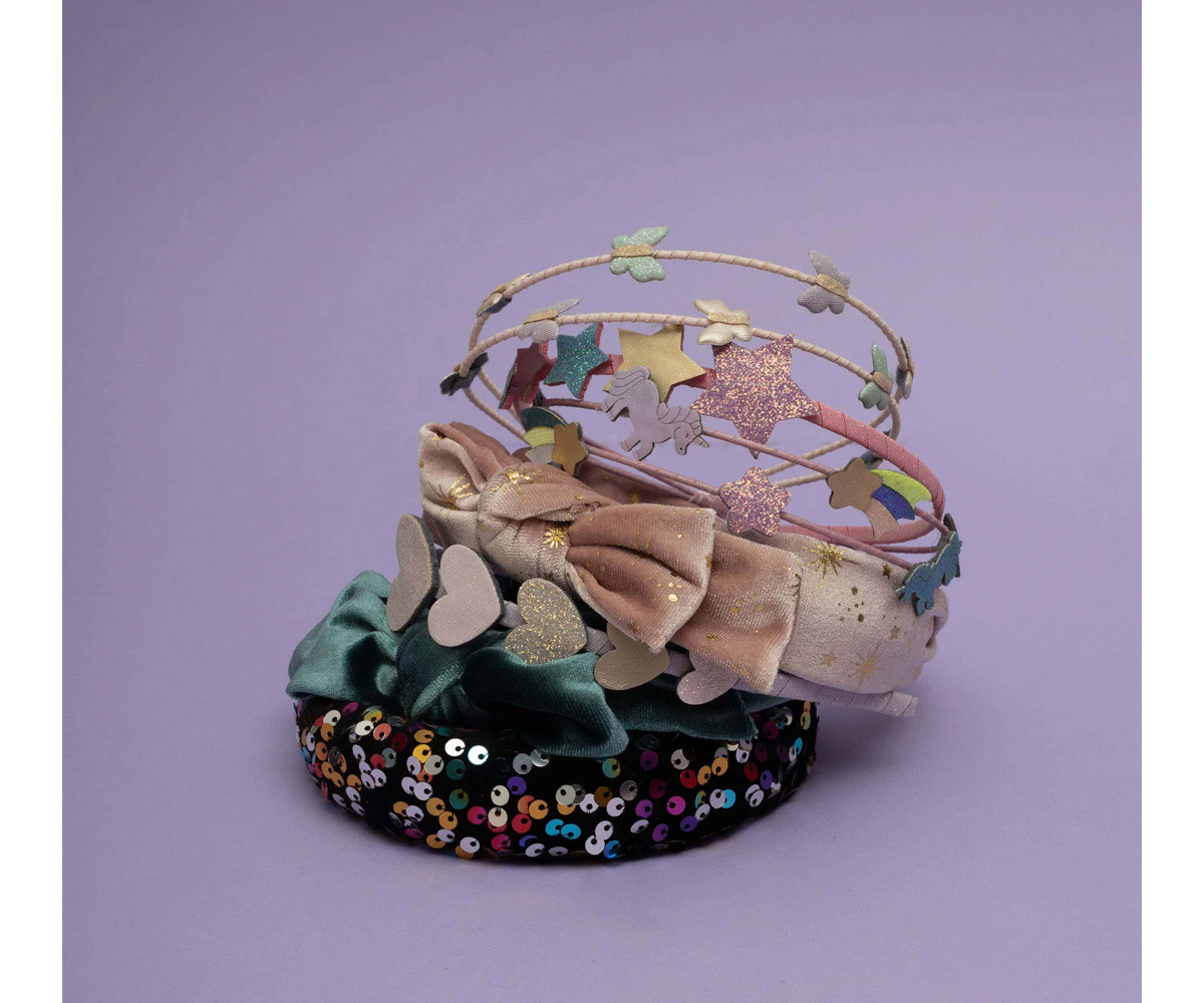Diadema Velvet Starry Edie Bow