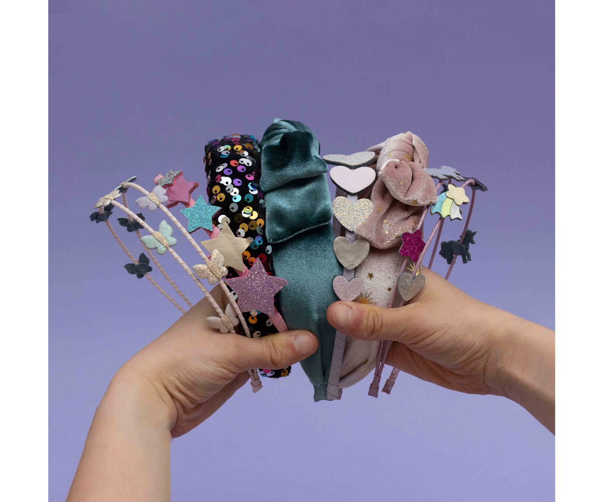 Diadema Velvet Starry Edie Bow
