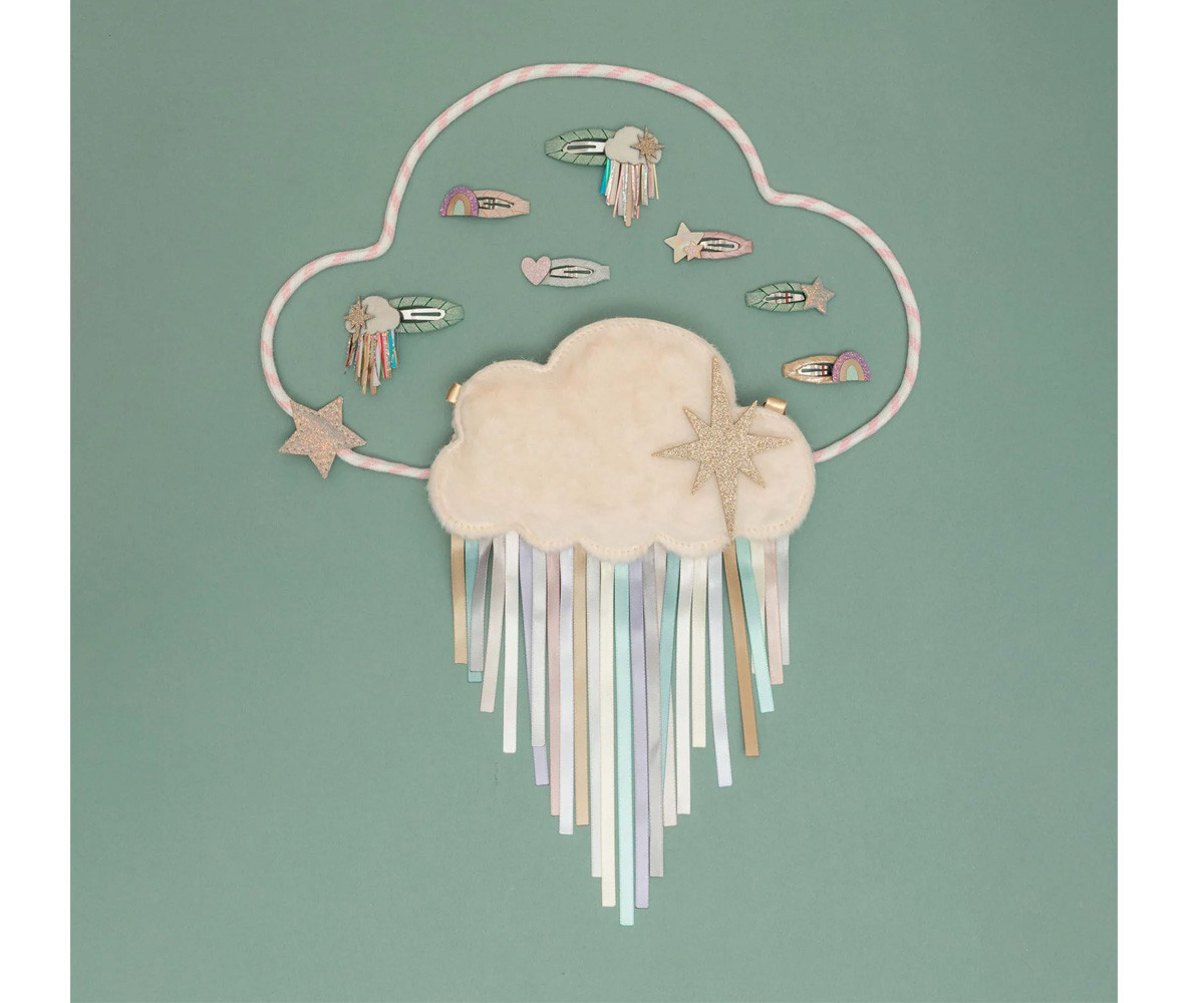 5 Mini Clips de Pelo Rainbow