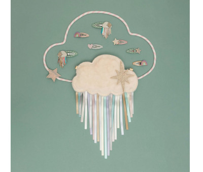 5 Mini Clips de Pelo Rainbow