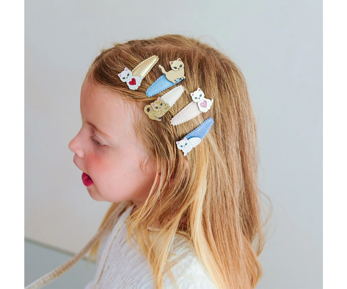 5 Mini Clips de Pelo Cutety Kitten