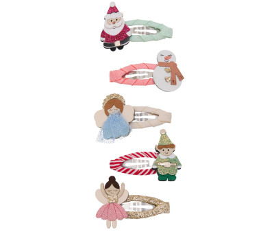 5 Mini Clips Cute Christmas Clic Clacs