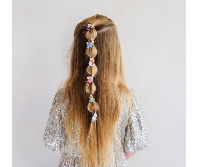 6 Gomas del Pelo Mini Cute Christmas