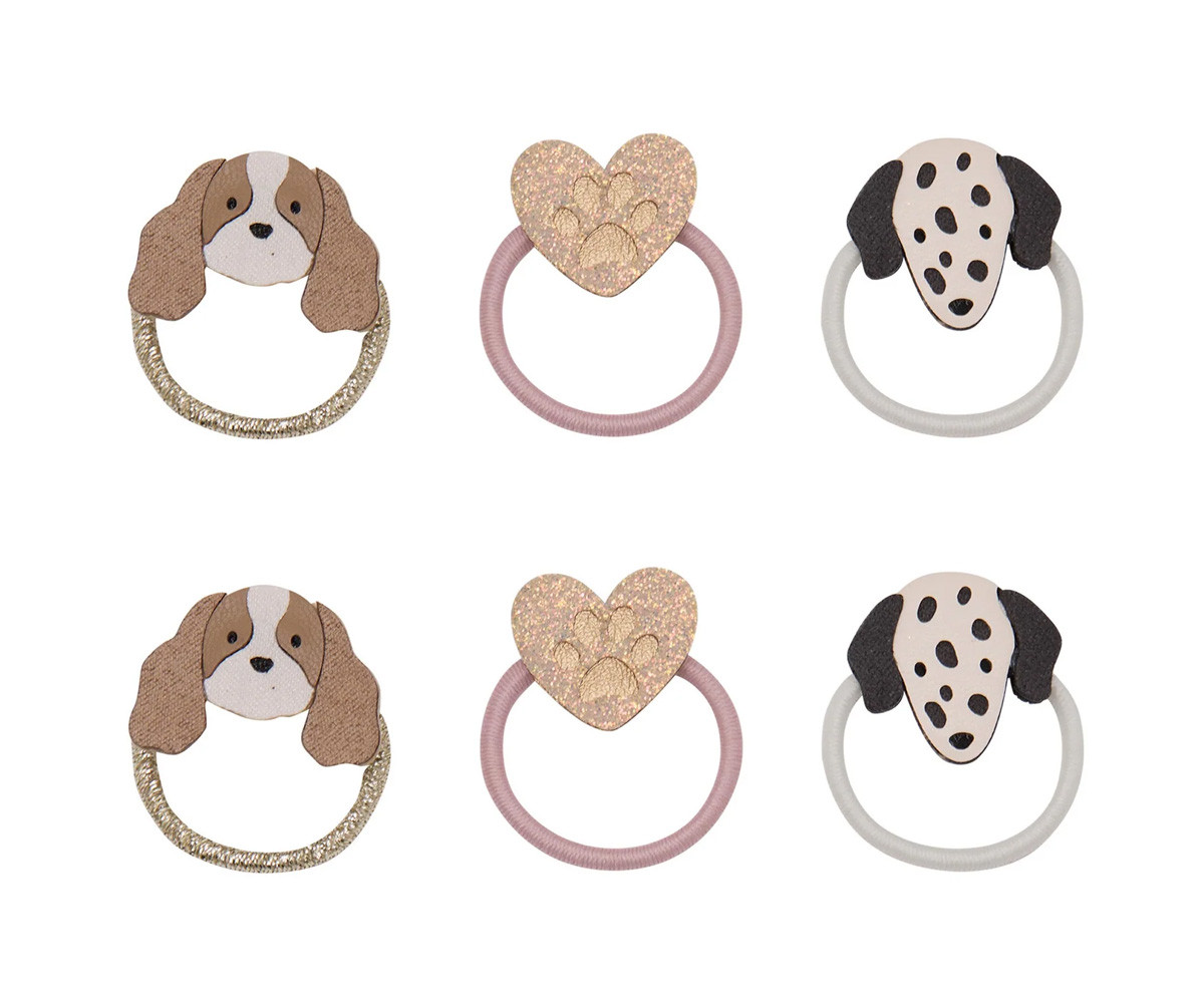 6 Gomas del Pelo Mini Puppy Love