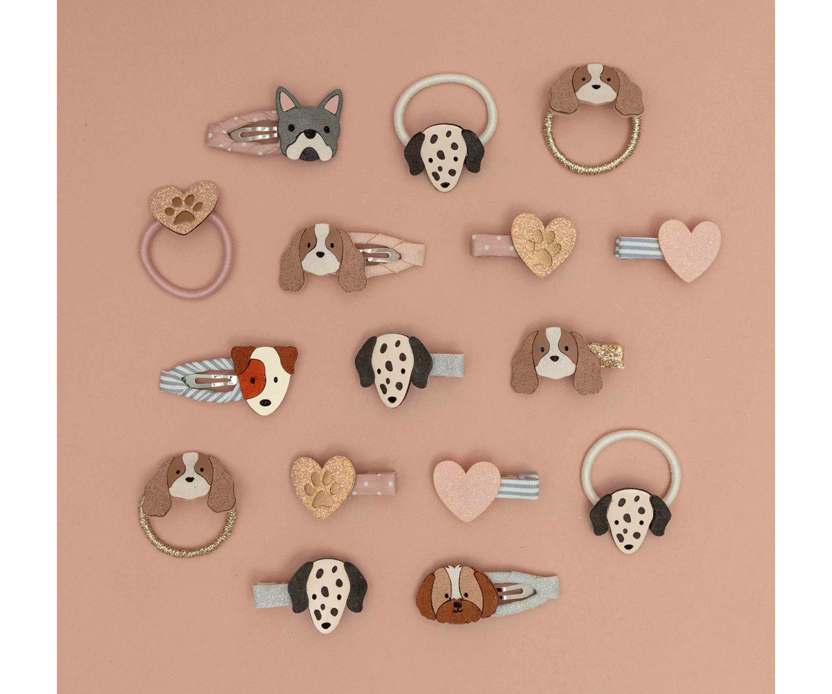 6 Gomas del Pelo Mini Puppy Love