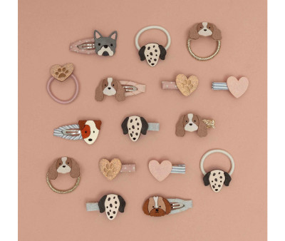 6 Gomas del Pelo Mini Puppy Love