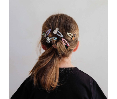 5 Mini Clips Monster Black