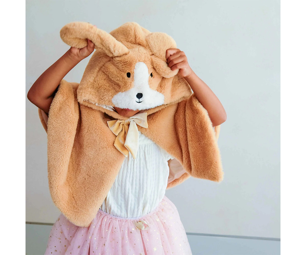 Capa Disfraz Furry Puppy Brown