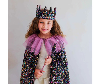 Disfraz Capa de Lentejuelas Ruffle Dazzle