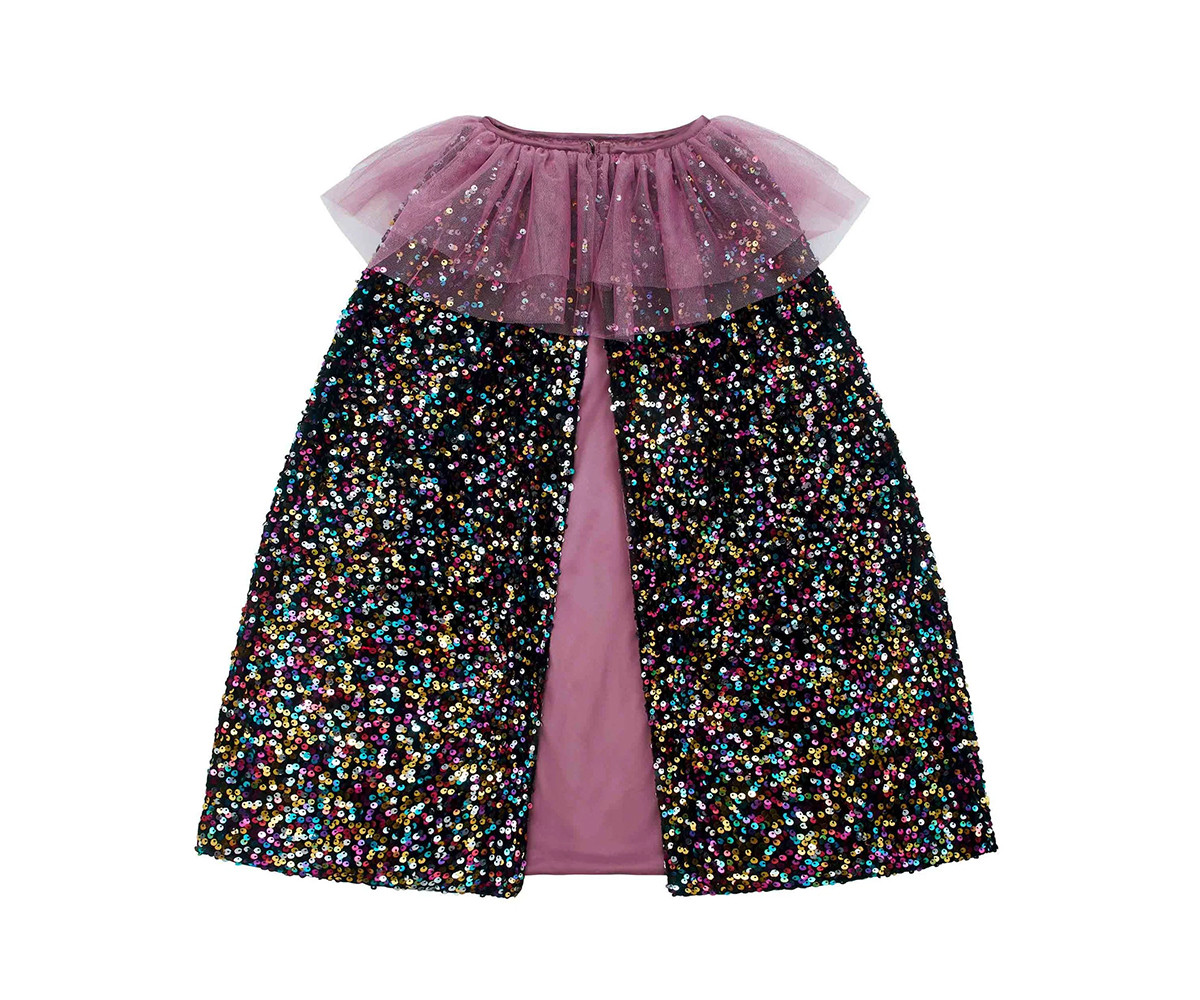 Disfraz Capa de Lentejuelas Ruffle Dazzle