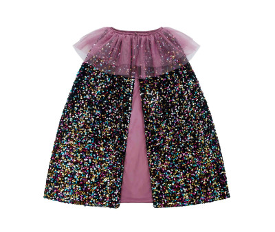 Disfraz Capa de Lentejuelas Ruffle Dazzle