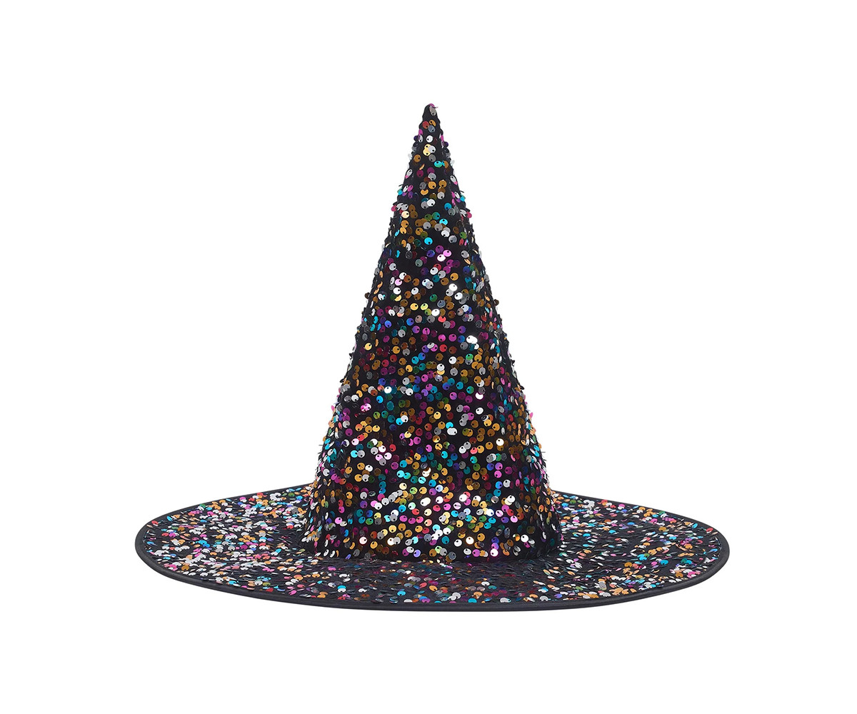 Sombrero de Bruja Lentejuelas Dazzle Multi