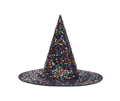 Sombrero de Bruja Lentejuelas Dazzle Multi