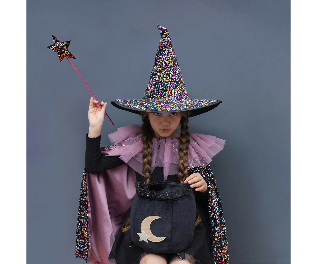 Sombrero de Bruja Lentejuelas Dazzle Multi