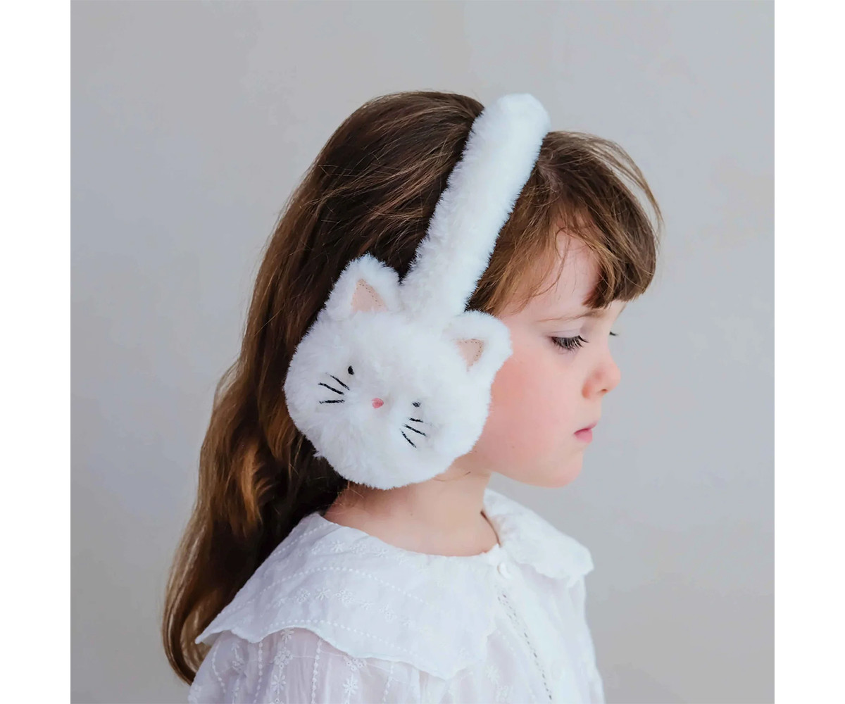 Orejeras Kitty Cat Cream