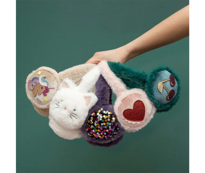 Orejeras Kitty Cat Cream