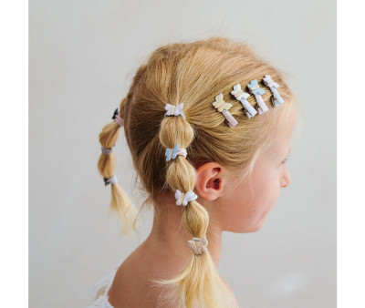 8 Mini Pinzas de Pelo Bella Butterfly Pastels