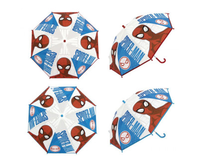 Paraguas Infantil Transparente Spiderman