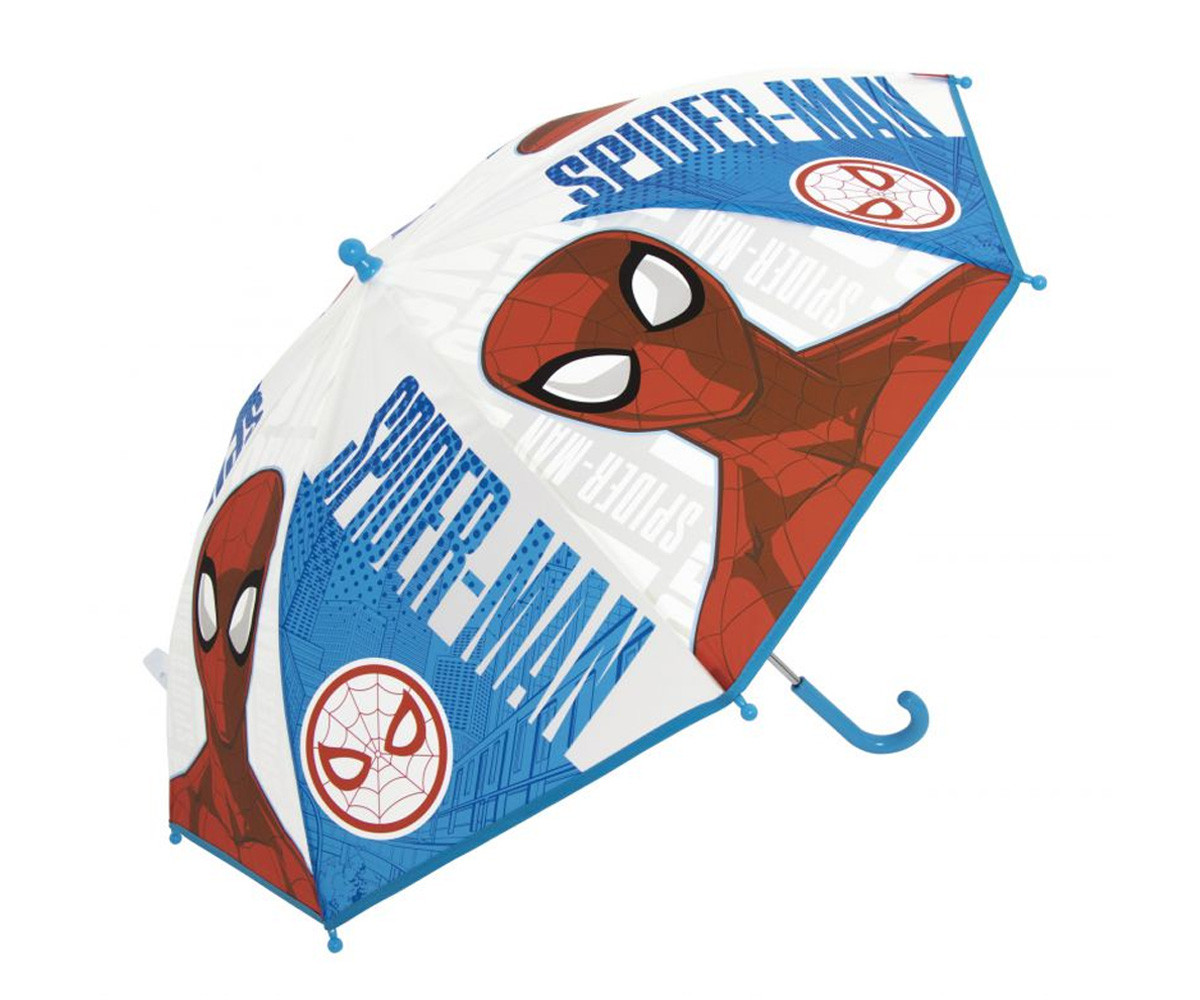 Paraguas Infantil Transparente Spiderman