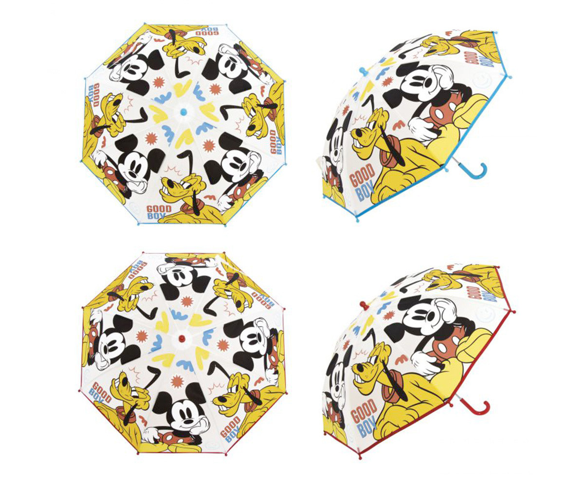 Paraguas Infantil Transparente Mickey
