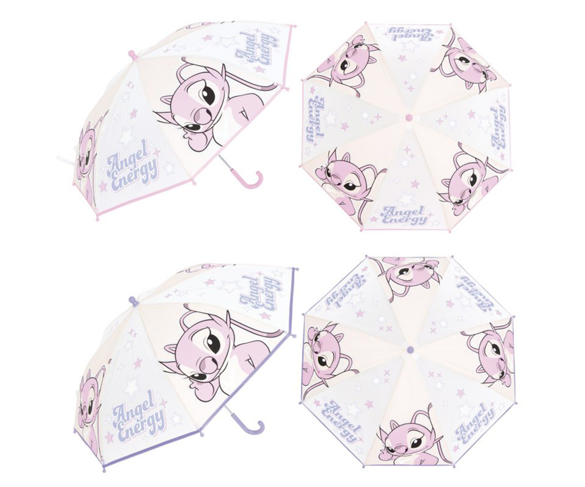 Paraguas Infantil Transpratente Lilo & Stich Angel