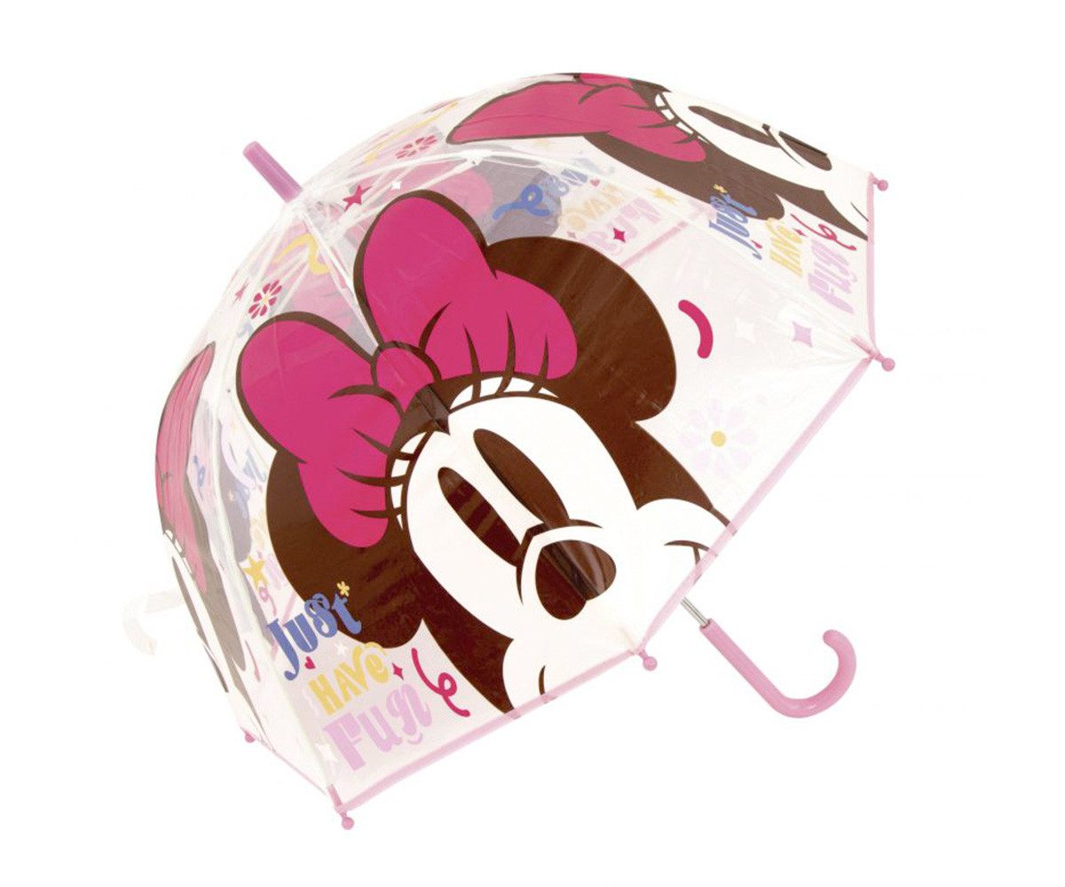Paraguas Infantil Transparente Minnie