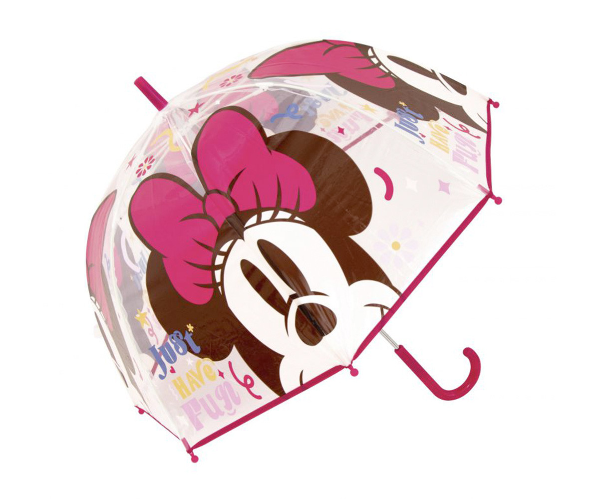 Paraguas Infantil Transparente Minnie