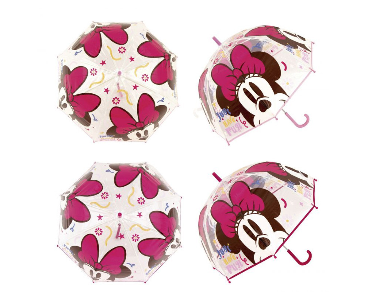 Paraguas Infantil Transparente Minnie