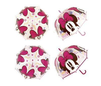 Paraguas Infantil Transparente Minnie