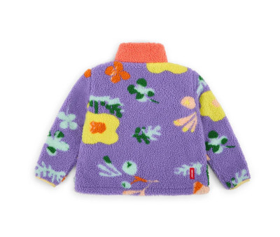 Chaqueta Polar Infantil Floral