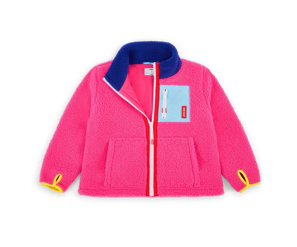 Chaqueta Polar Infantil Fuchsia